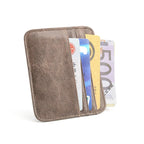 Slim Genuine Leather Card Holder Wallet With RFID